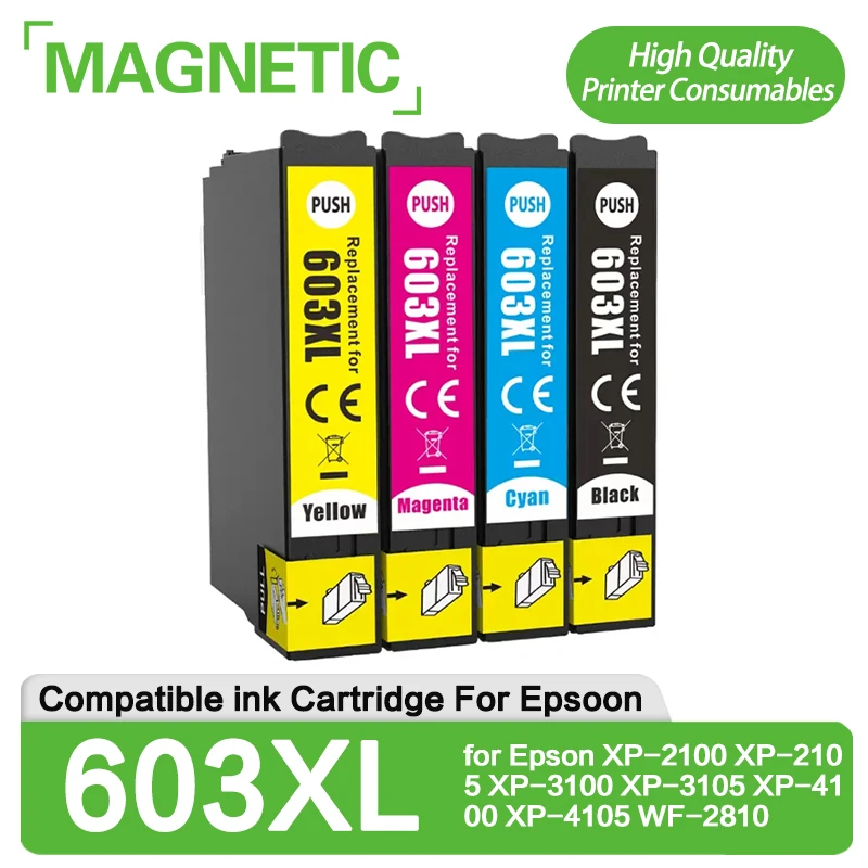 603 XL Ink Cartridges for Epson XP2100, XP2105, XP3100, XP3105, XP4100, XP41