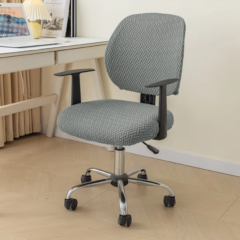 T Jacquard Office Chair Cover Elastic Non Slip Gaming Chairs Slipcovers Computer Seat Case Stretch Funda Silla Escritorio Home - Vimarsana News