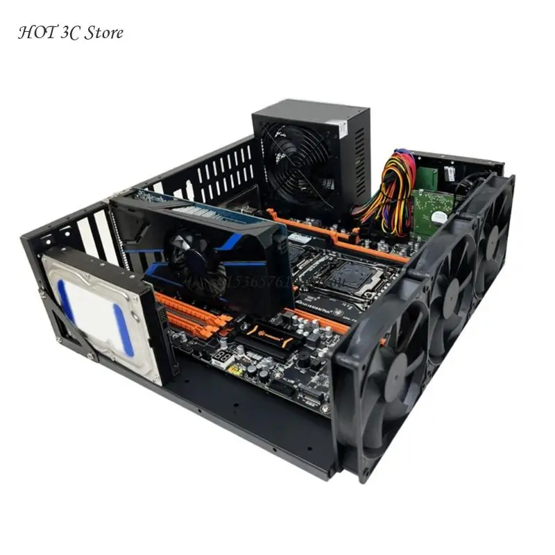 PC Chassis Computer Chassis Frame Mining Frame Open Chassis Frame Thickened Motherboard Bracket Fixing Mining Rig Computer Cases