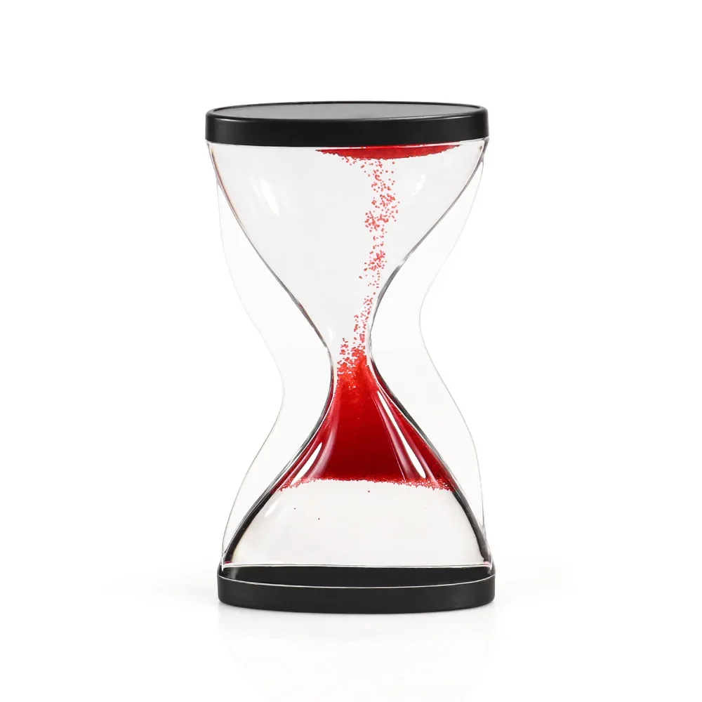 Creative Desktop Hourglasses Timer Movement Sensory Toy for Kids Adults Stress Relief Home Office Decor Craft Ornaments sand timer liquid hourglass timer colored hourglass