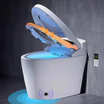Smart Tankless Toilet with Built‑In Bidet & Heated Seat 1