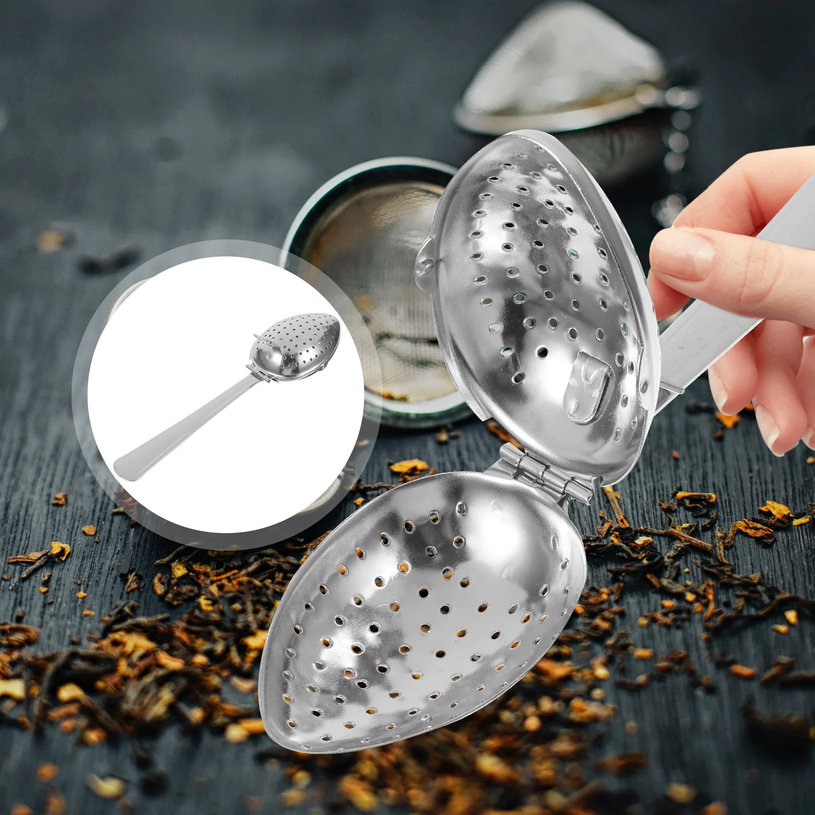 Tea Filter Infusers Strainer Accessory for Fine Loose Accessories Lovers Drainer Leaf