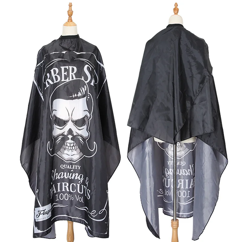 Retro Pattern Haircut Cloth Barber Polyester Apron Hairdressing Waterproof Cape Salon Antistatic Hairdresser Capes Styling Tools haircut cape hairdressing cape hair salon cloth