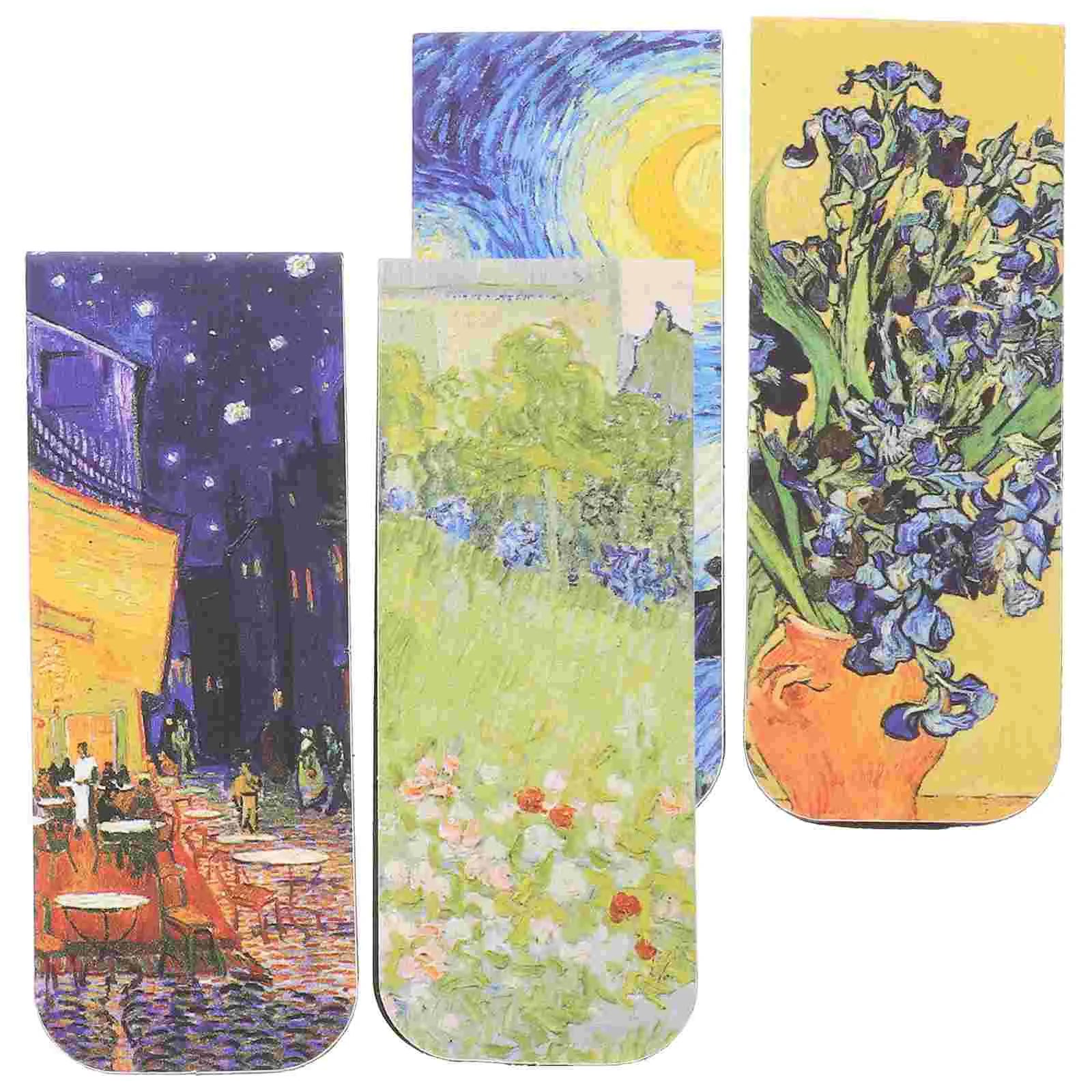 

4 Pcs Birthday Decoration for Girl Magnetic Bookmark Planner Marker Sensory Bookmarks Page Note Classify Teenagers Student