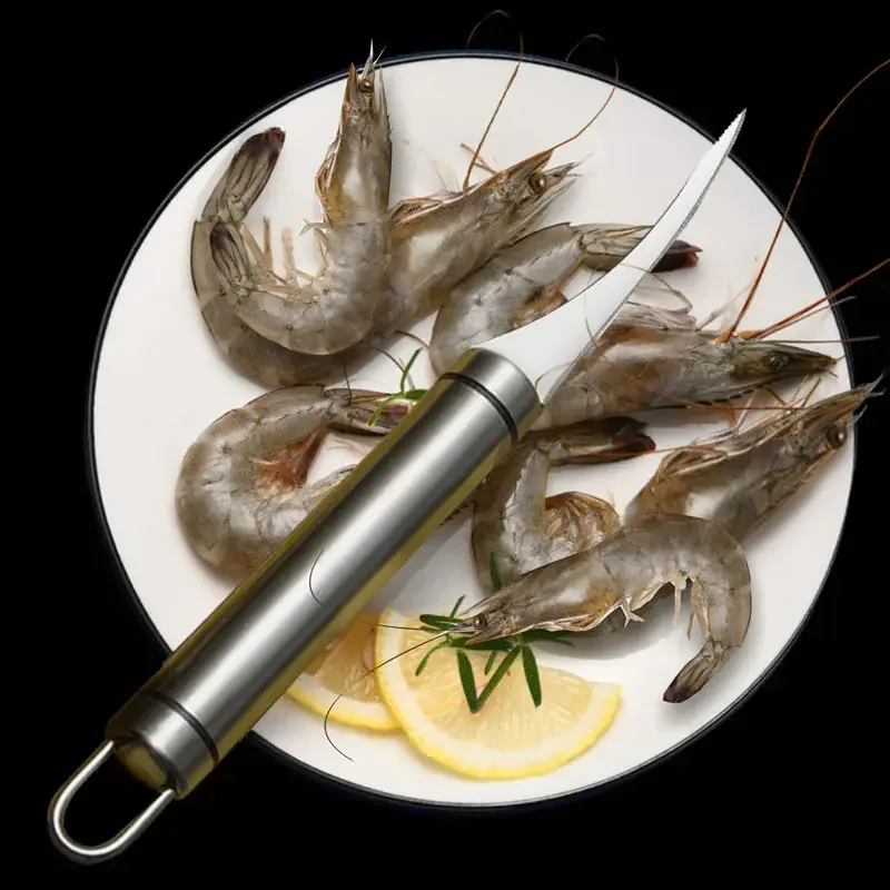 Shrimp Line Knife Is A Professional Tool for Peeling Shrimp, Removing The Back of Shrimp, and Picking Shrimp Lines