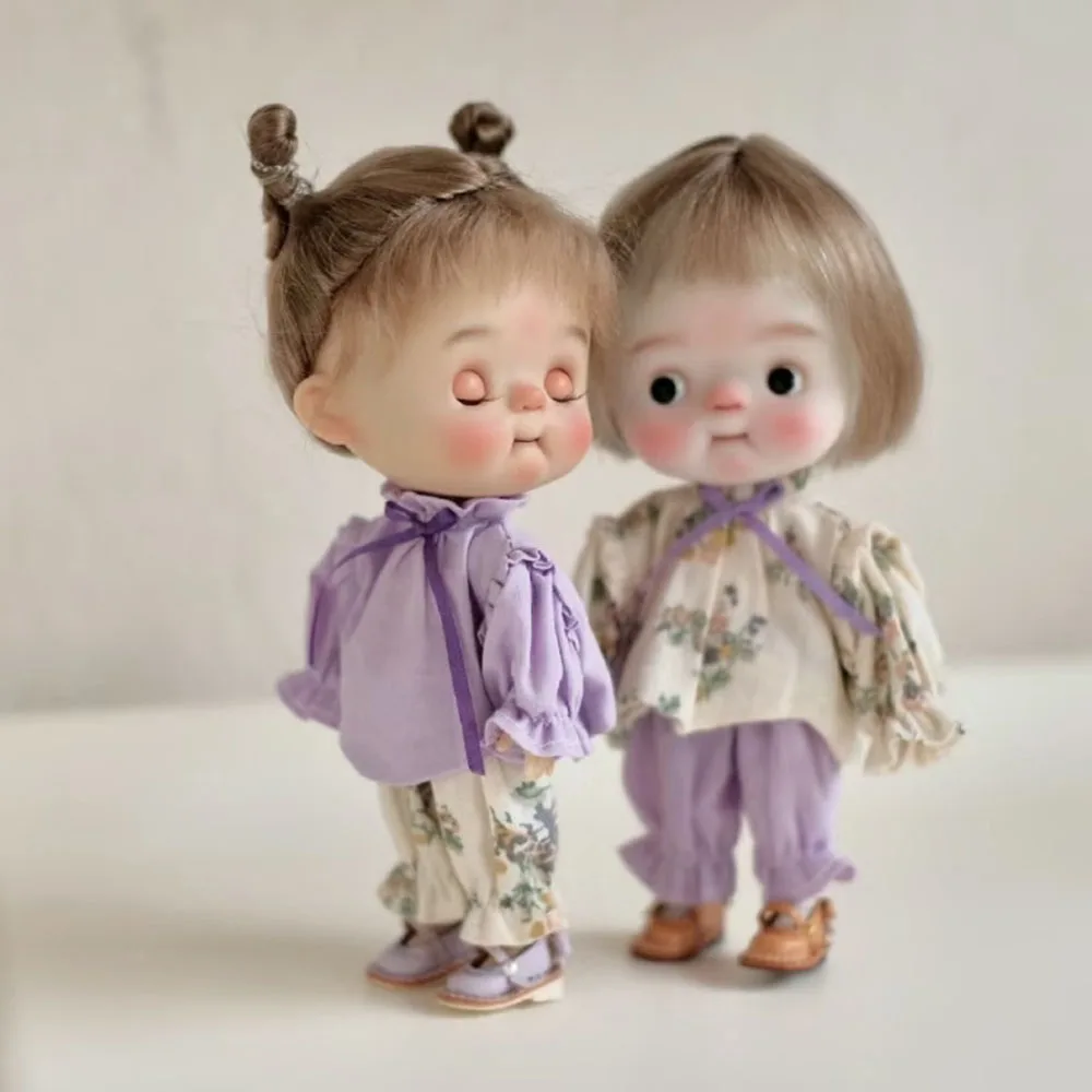 GaoshunDOLL 1/8 ob Qbaby Ob11 Diandi Dianbro 강아지 Diandian Huhu blythe ACGN 애니메이션 수지 바디 몰드 DIY 장난감 생일 선물