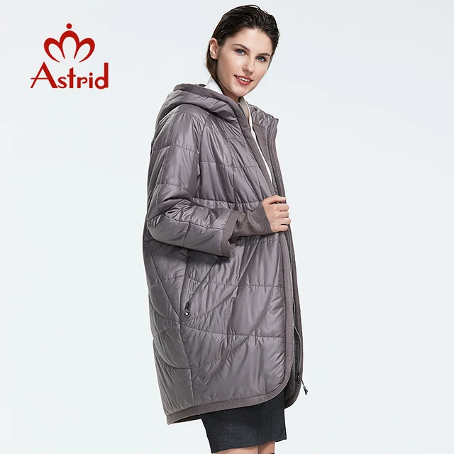 Astrid 2022 kış yeni vrış şişme ceket kdınlr giyim yüksek kliteli ort uzunlukt mod ince stil kış ceket kdınlr AM 2075|Prks|  