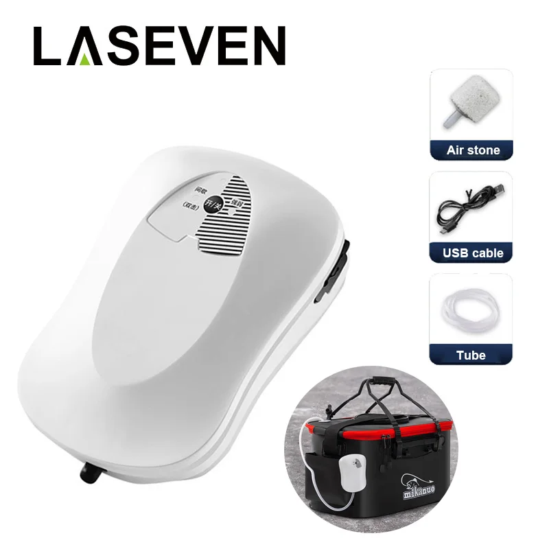 Pompe à Air Aérateur De Pêche USB - Rechargeable Batterie Lithium - Neuve