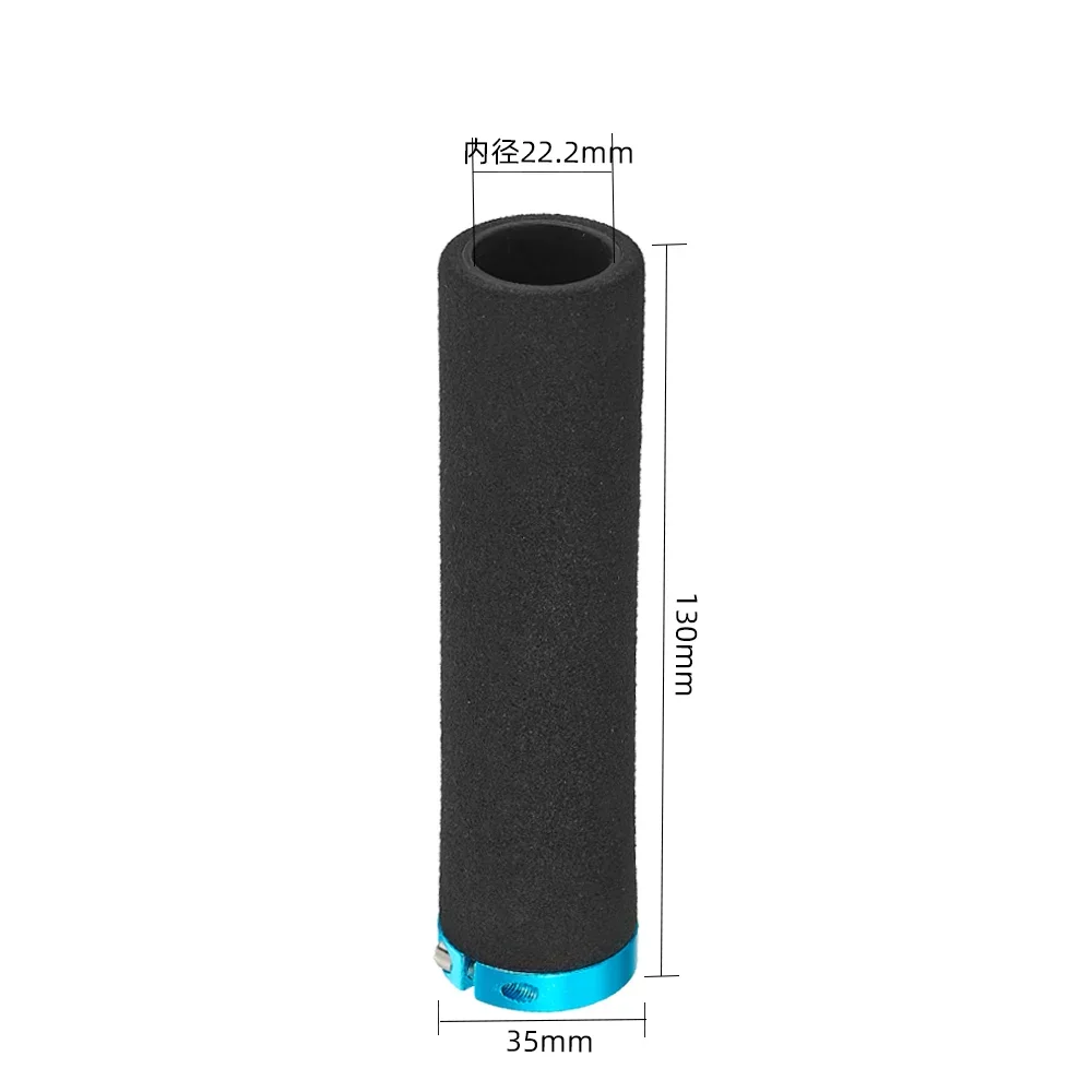 Bicycle Handlebar Grips Sponge MTB Grips Dust Plug Ultralight Bicycle Handlebar Cover Anti-skid Cozy Bike Handle Alloy Cycling Accessories