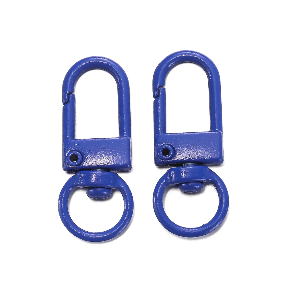 Colorful Alloy Snap Lobster Clasp Hooks for DIY Crafts - 10-Pack Wholesale Set