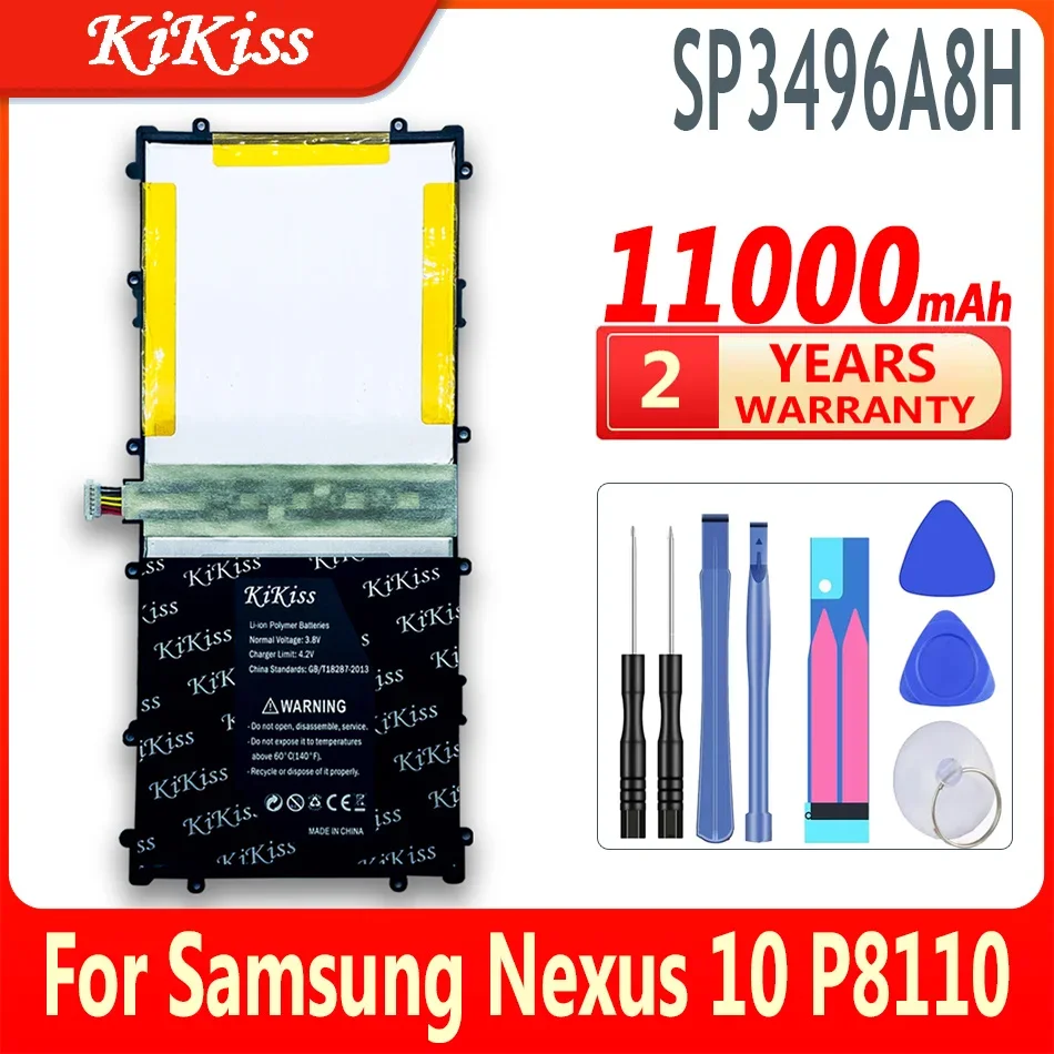 

11000mAh Tablet Battery SP3496A8H For Samsung Google Nexus 10 (Nexus10) GT-P8110 SP3496A8H HA32ARB Replacement Battery