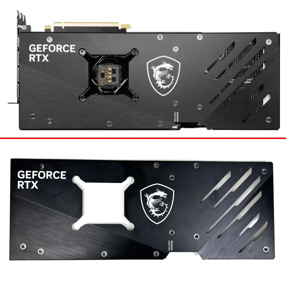 Vecchia Scheda Video Originale Backplane Rtx4070Ti Per Msi Rtx 4070 Ti Gaming X Trio Scheda Grafica Sostitutiva Gpu Backplane