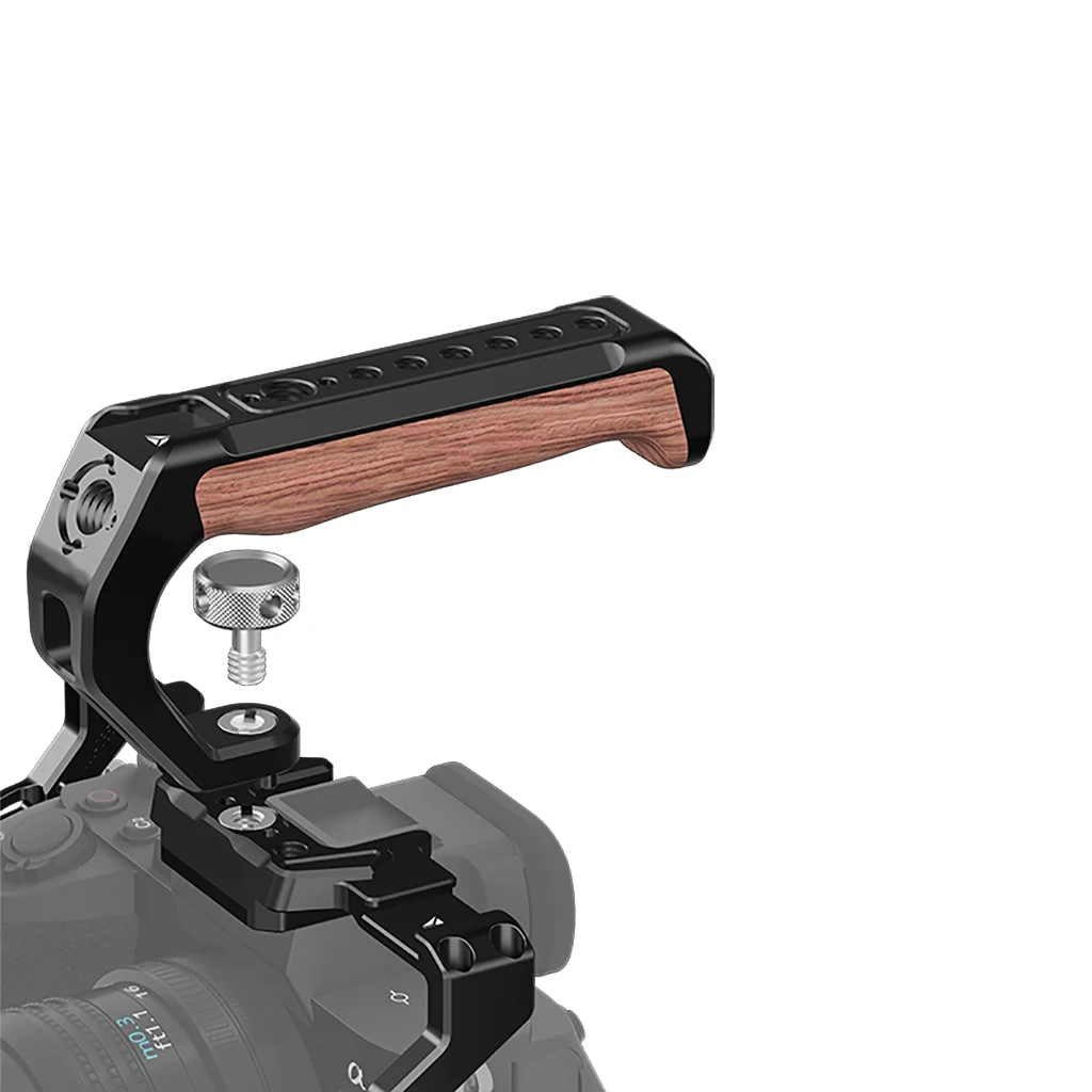 Camera Top Handle Handgrip 3/8 Arri Locating Hole Cold Shoe Mount Monitor Mic Nikon Canon Sony DSLR Camera Cage Rig camera handle grip,camera handle