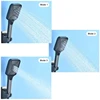 2025 Simple Gun Grey Waterfall Bathtub Faucet Set Hand Held Shower Head Black Brass Hot and Cold Water Mixer Faucet Single Handl 4