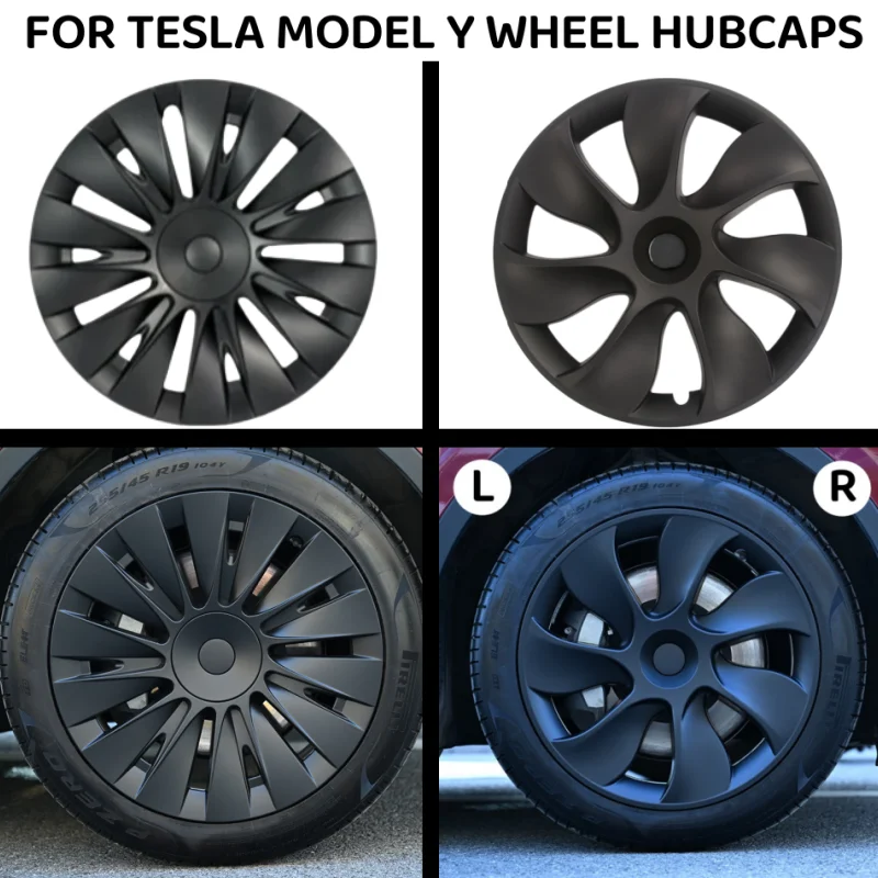 

Колпачок ступицы для Tesla Model Y, 19 дюймов, 4 шт., сменная колпачок ступицы автомобильной производительности, аксессуары для крышки обода 2020-2023