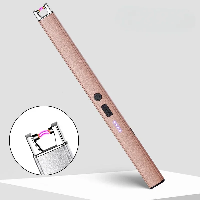 Gas Lighter Long smart pulse igniter household aromatherapy candle gas stove ignition stick USB rechargeable arc