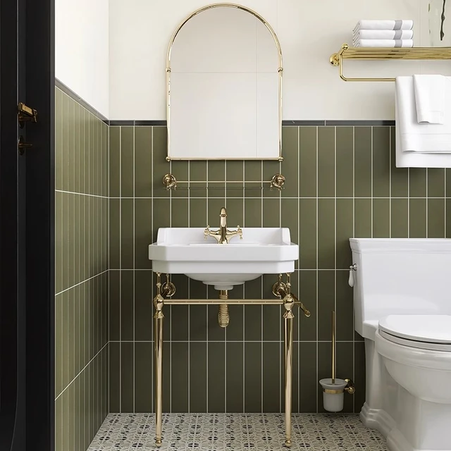 อ่างล้างหน้าสูงจากพื้นจรดเพดานสไตล์เรโทร ห้องน้ํา ขายึดสีทอง อ่างล้างหน้า ระเบียง อ่างล้างหน้า 2 อ่างล้างหน้าสูงจากพื้นจรดเพดานสไตล์เรโทร ห้องน้ํา ขายึดสีทอง อ่างล้างหน้า ระเบียง อ่างล้างหน้า 2