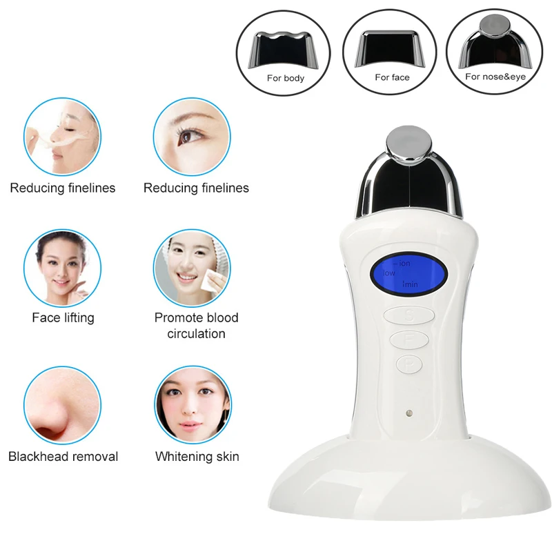 Mini Micro Current Ion Galvanic Spa Device Beauty Instrument With 3