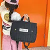 Korea Style Kids Backpack for Boys Girls Fashionable Letter Carrying Backpack Kids School Bags Autumn Winter Kid Bag 2