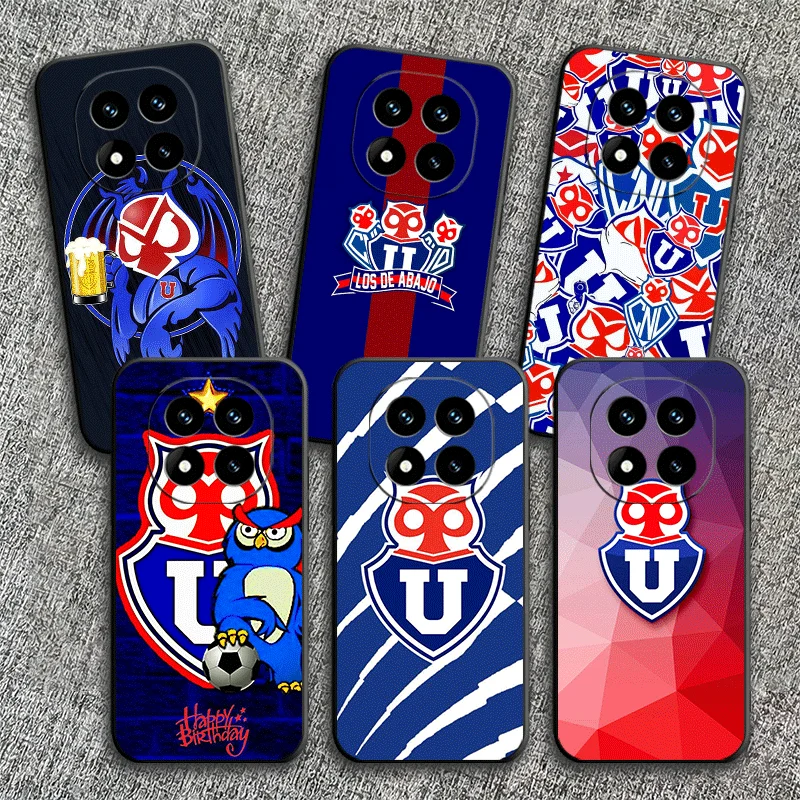 Chile University Logo Soft Phone Case - Black Protective Cover