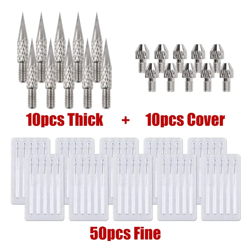Laser Plasma Pen Needles Kit for Dark Spot Freckle Mole Wart Tattoo Skin Tag Remover Face Skin Care Tool Replacement Accessories