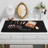 Black Makeup Mat For Desk MultiFunctional Vanity Mat Bedroom Vanity Tabletop Vanity Mat Dressing Table Mat Vanity Desk ganizer 6