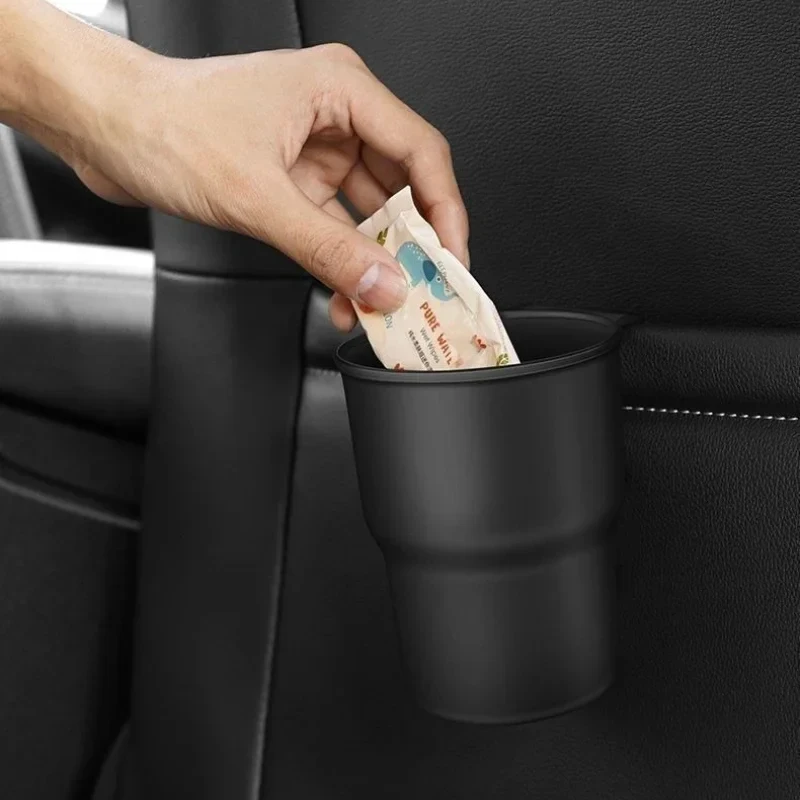 Organizzatore Multifunzionale per Auto, Portabicchieri, Supporto per Telefono, Mini Cestino, Accessori per Interni Auto - Image 4