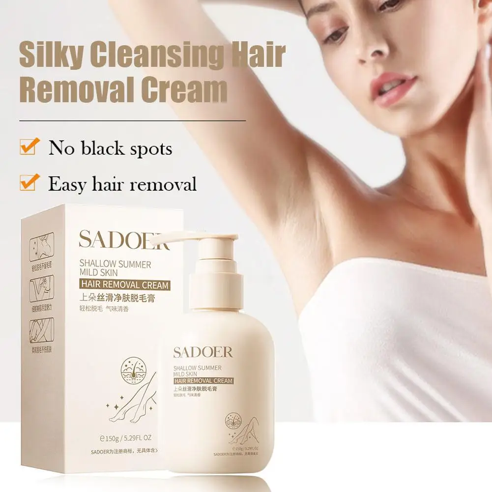 

Women Hair Removal Cream Painless Gentle Armpit Legs Hair Cleaning Smooth Skin Care Remover Arm Body Nourish Depilato O2q8