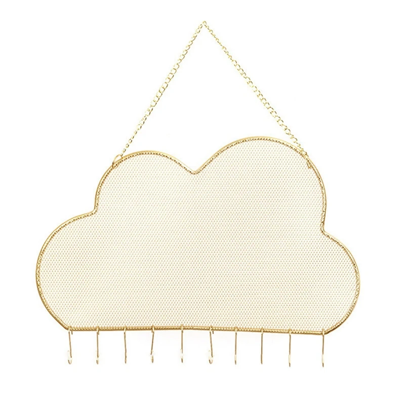 

Металлическая сетчатая Подставка для ювелирных изделий, Золотая яркая коробка для хранения сережек, ювелирных изделий, стойкая Подвеска для ожерелий