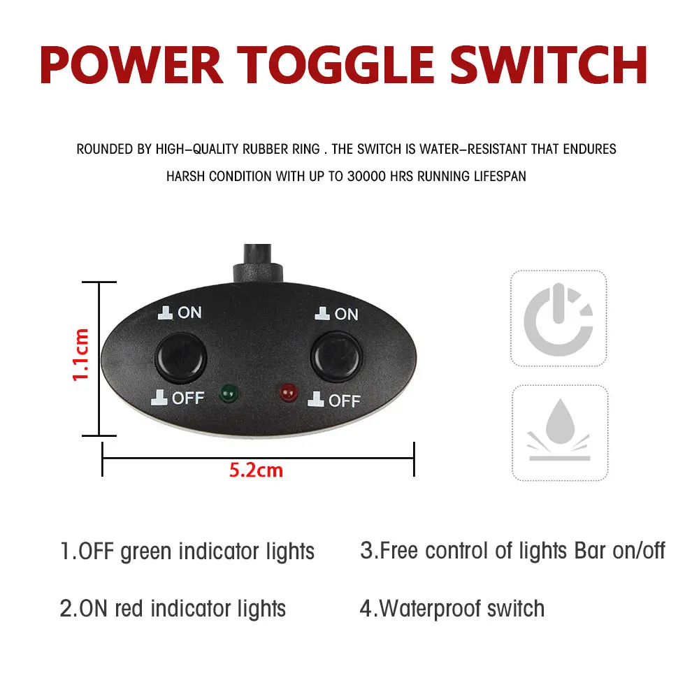 4.5Inch Work Fog Light Long Range Auxiliary Auto Fog Light Led Light Bar for Mo