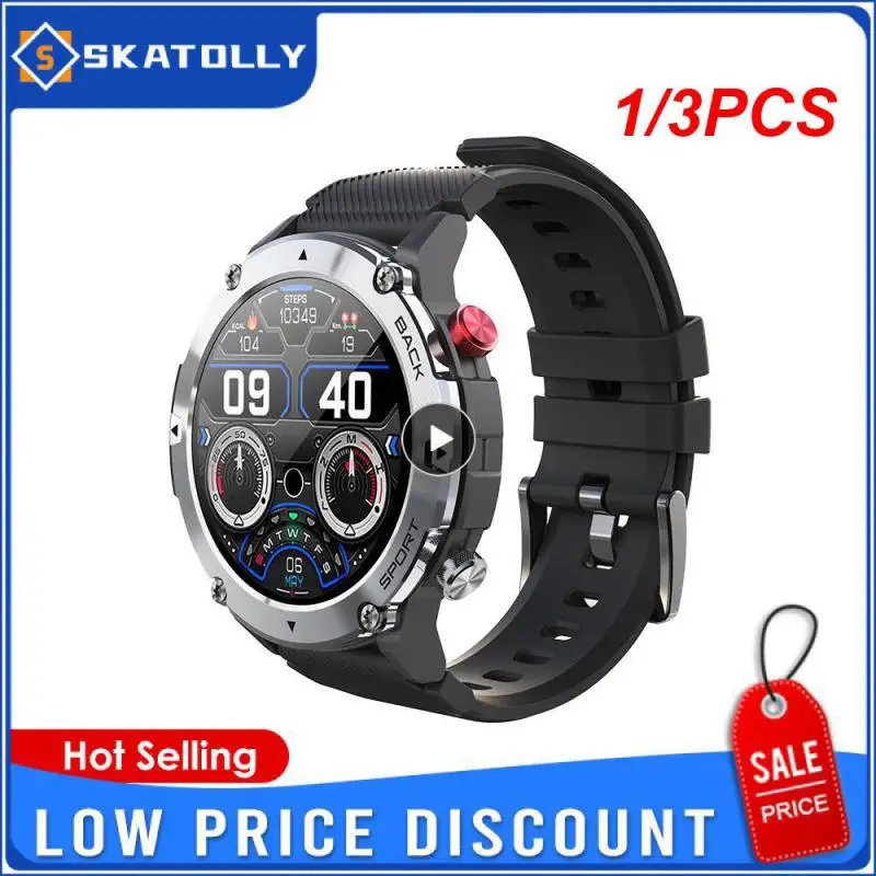 

1/3PCS 2022 Outdoor Sports Smart Watch Men's Answer Call IP68 Waterproof Fitness Tracker Dial Call Smartwatch for Android IOS