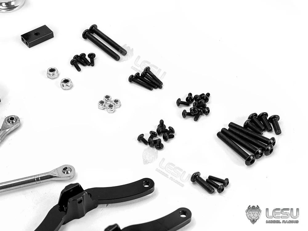 4-Airbag Simulated Airbag Suspension for Tamiya 1/14 RC Truck Scania MAN Benz Suspension System 1:14 Tractor Trailer LESU DIY Parts 