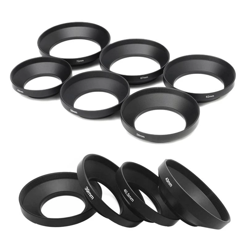 Enhanced Metal Wide-Angle Lens Hood