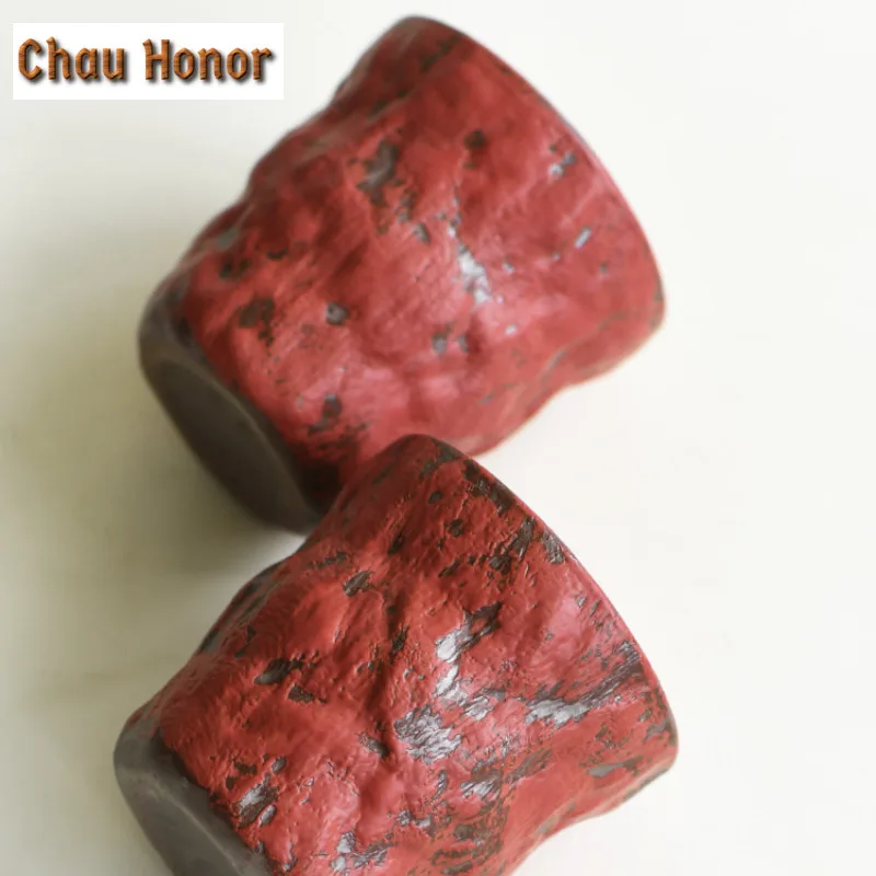 200ml Handcrafted Mountain Pottery Cola Mug Bubble Teacup Cold Hot Water Jug Hand Warmer Office Water Cup Tableware Ornaments