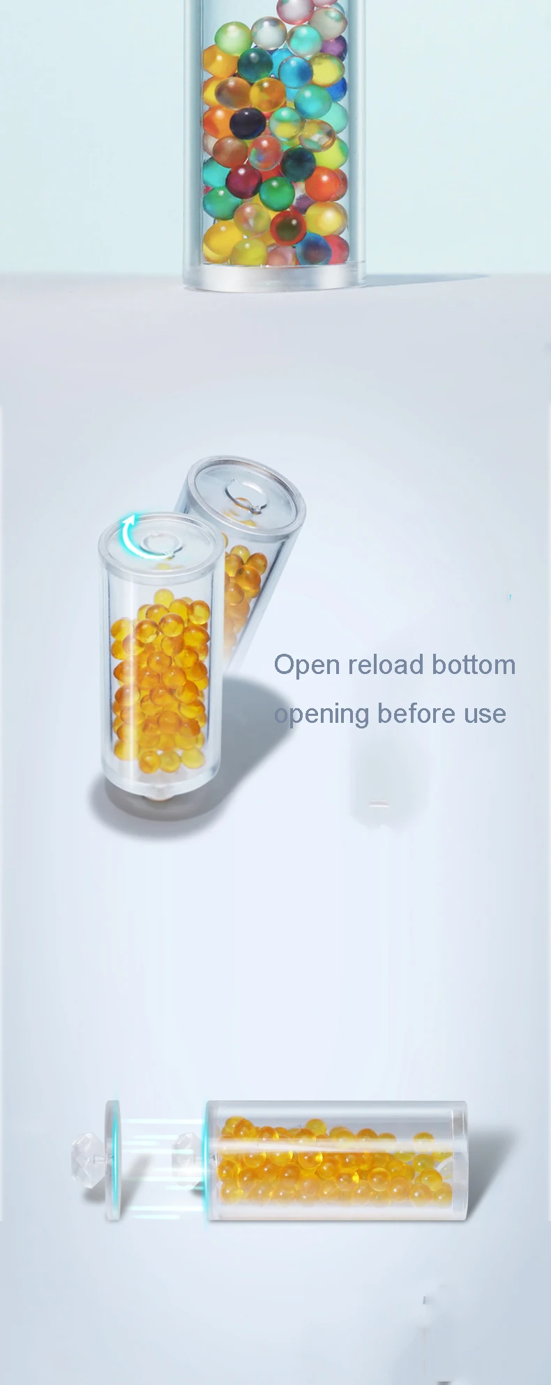 Description Picture 4 of itemMint Flavor Beads And Mixed Fruit Device Explosion Crush Ball Filter For Tobacco Cigarette Smoke Holder Smoking Accessories Men