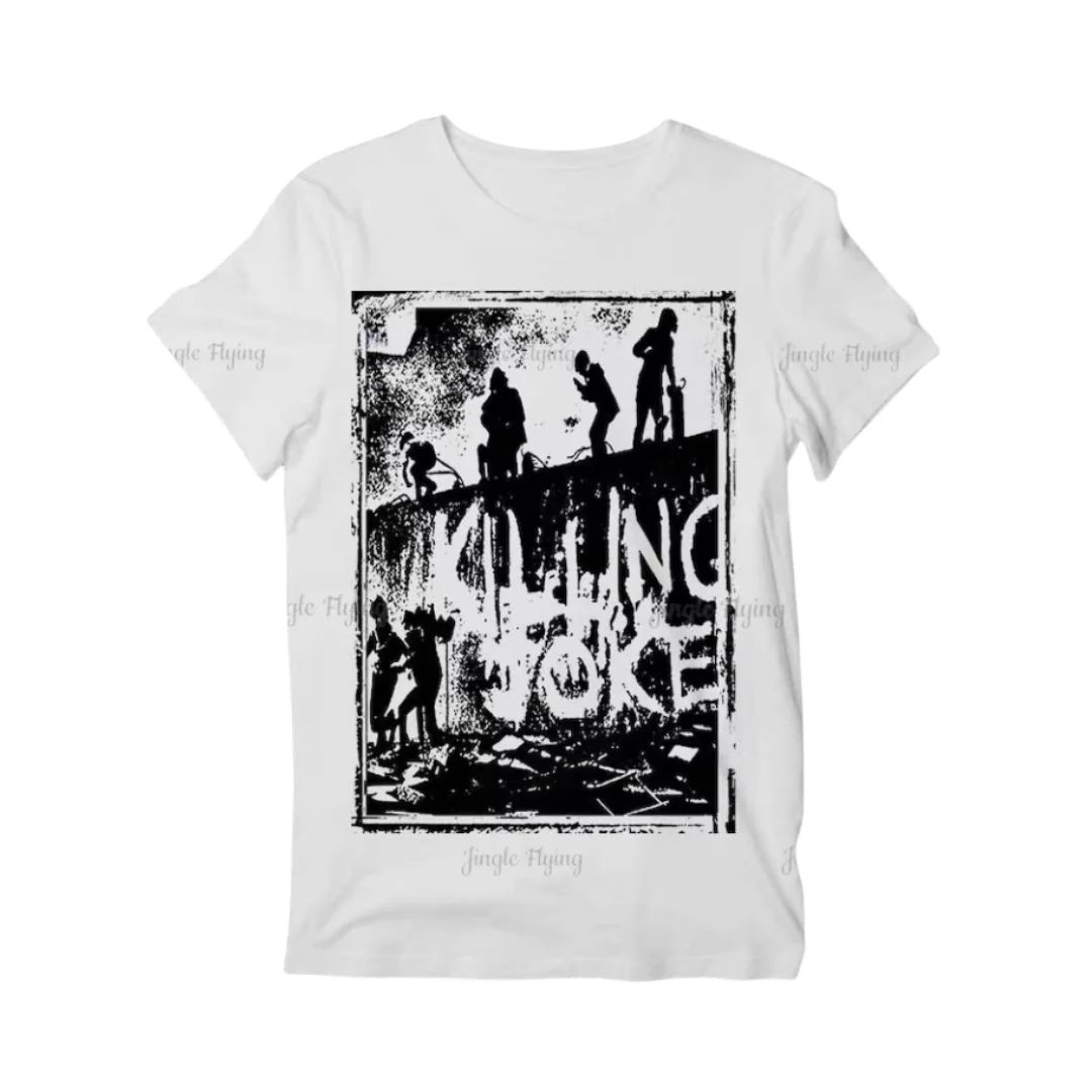 Killing Joke 1980S Punk Rock Vinyl Album T Shirt Unisex Adulto Uomo Donna Regalo Cool Music Fashion Top Vintage Tee