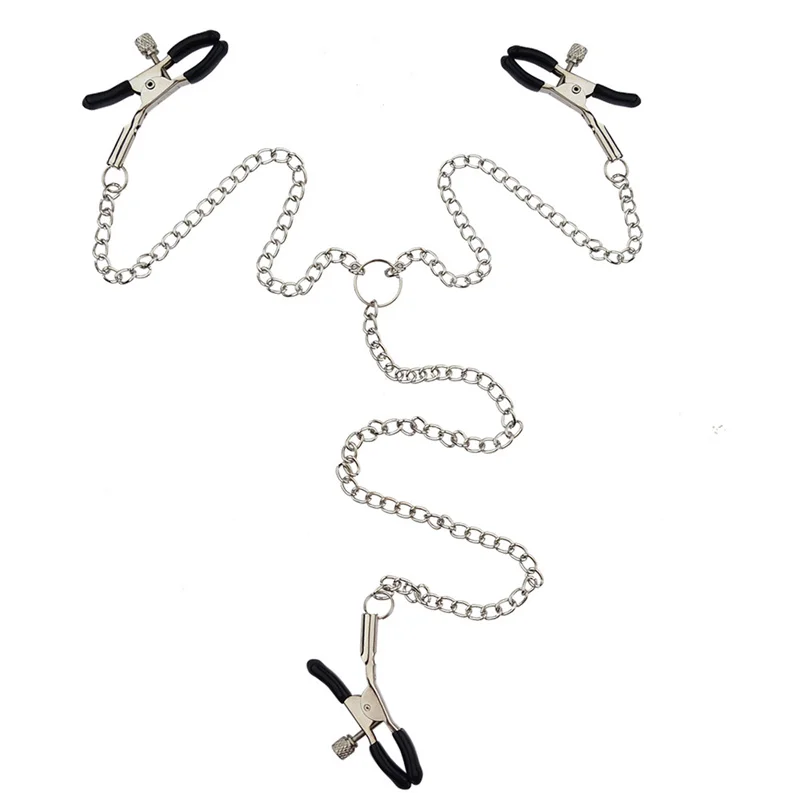 Metal Breast Nipples Clamps Clitoris Labium Clips Restraints Adult Games Sex Toys For Women Couples Flirting