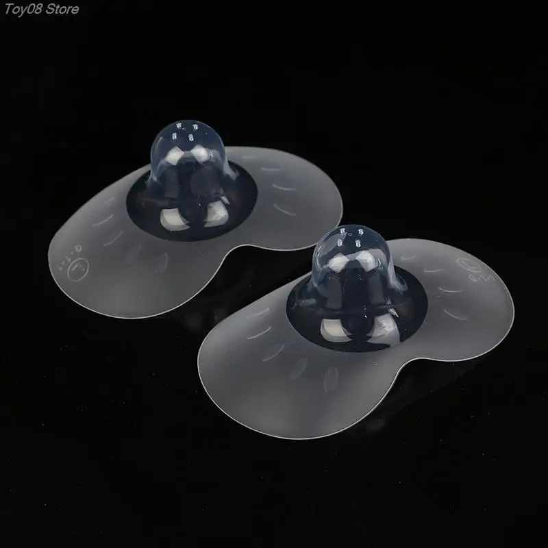 2Pcs S/L/M Silicone Nipple Protectors Feeding Mothers Nipple Shields Protection Cover Breastfeeding With Clear Carrying Case