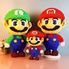 Super Mario Large Block Puzzle Assembly Toy 3D Puzzle Children's Birthday Gift Desktop Decoration 3