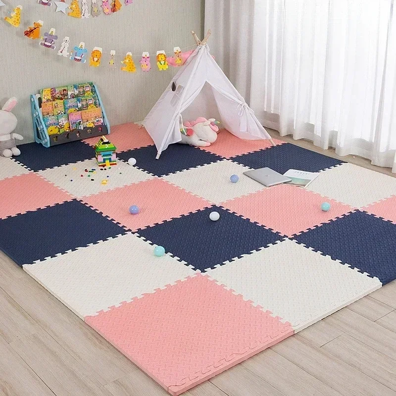 16/18Pcs Baby Puzzle Floor Kids Carpet EVA Foam Baby Blanket Educational Toys Play Mat Rubber Crawling Mat 30x30x1CM baby play mat play mat foam play mat puzzle play mat