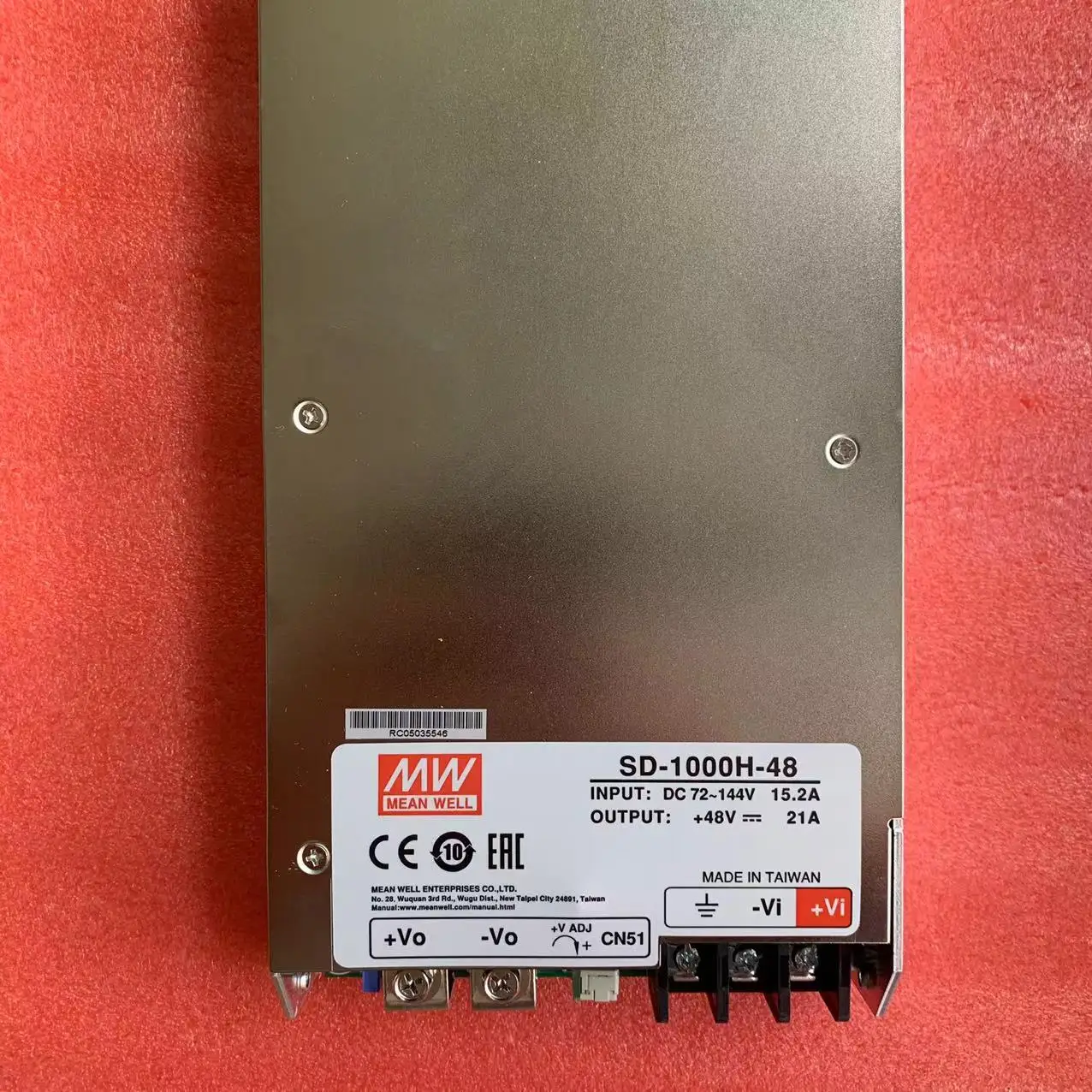 MEAN WELL SD-1000L SD-1000H SD-1000L-12 SD-1000L-24 SD-1000L-48 SD-1000H-12 SD-1000H-24 SD-1000H-48, 1000W SD-1000 시