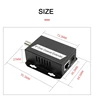 IP Network  to Coaxial Extender Transfer from Net Cable Transmission to Coax Line 500M Ethernet Converter for CCTV 4