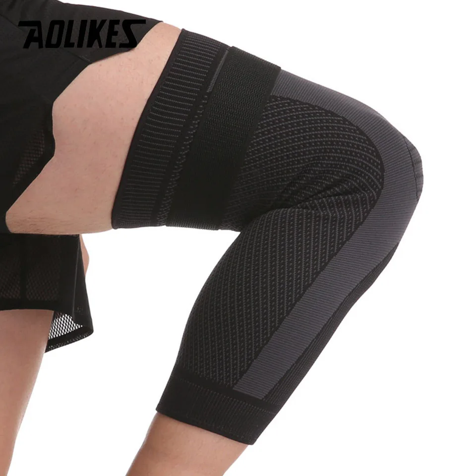 Compression Knee Support Sleeve Pad Brace 1PCS for Volleyball Running