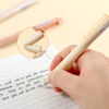 5pcs Retractable Erasable Pens, 0.5mm Black/Blue Ink Erasable Gel Pens, Quick Dry Erasable Erasable Pens and Rubber, Student Sch 5