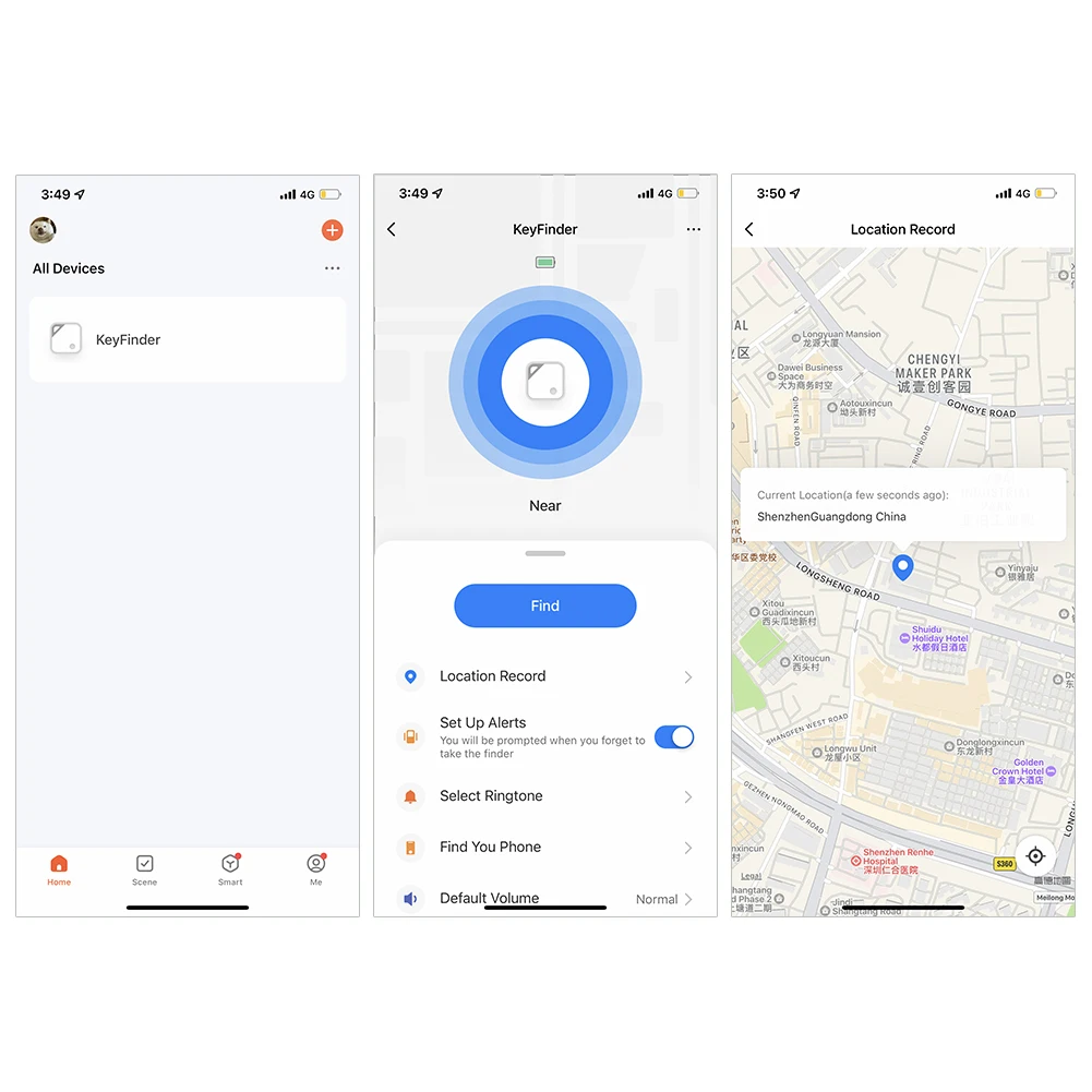Bluetooth GPS Locator Works With Apple Find My APP Smart Tracker Anti-lost Alarm Tag Mini Finder Global Positioning 20-1pcs