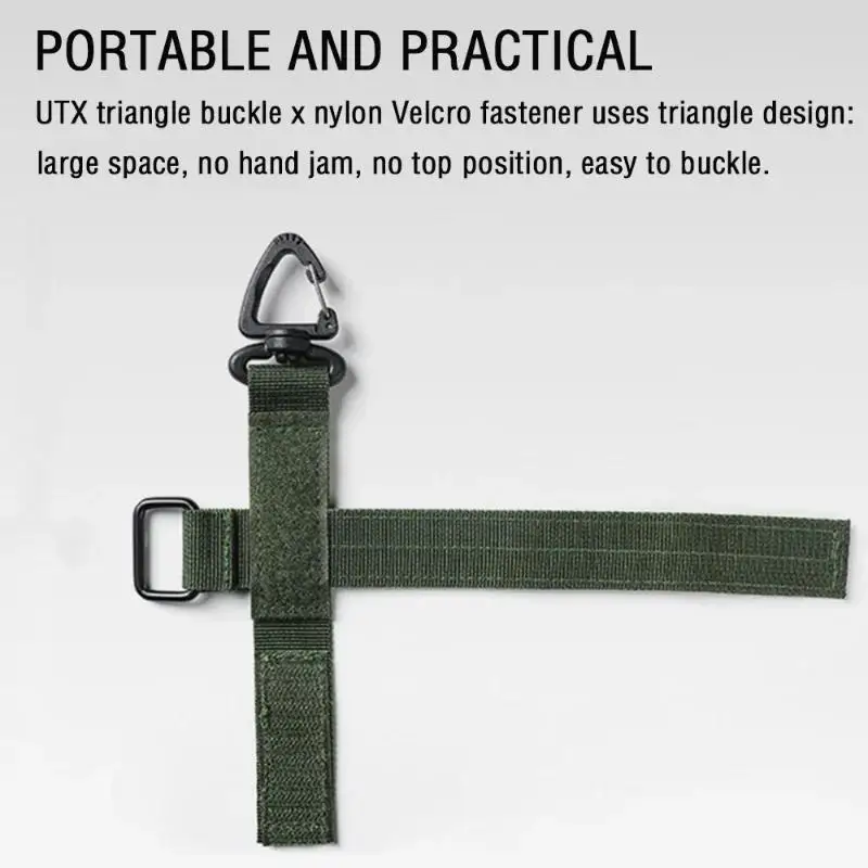 1/2/5/8PCs New Multi-purpose Tactical Gloves Buckle Glove Hook Military Fan Outdoor Climbing Rope Storage Adjust Camping Hanging mini flashlight