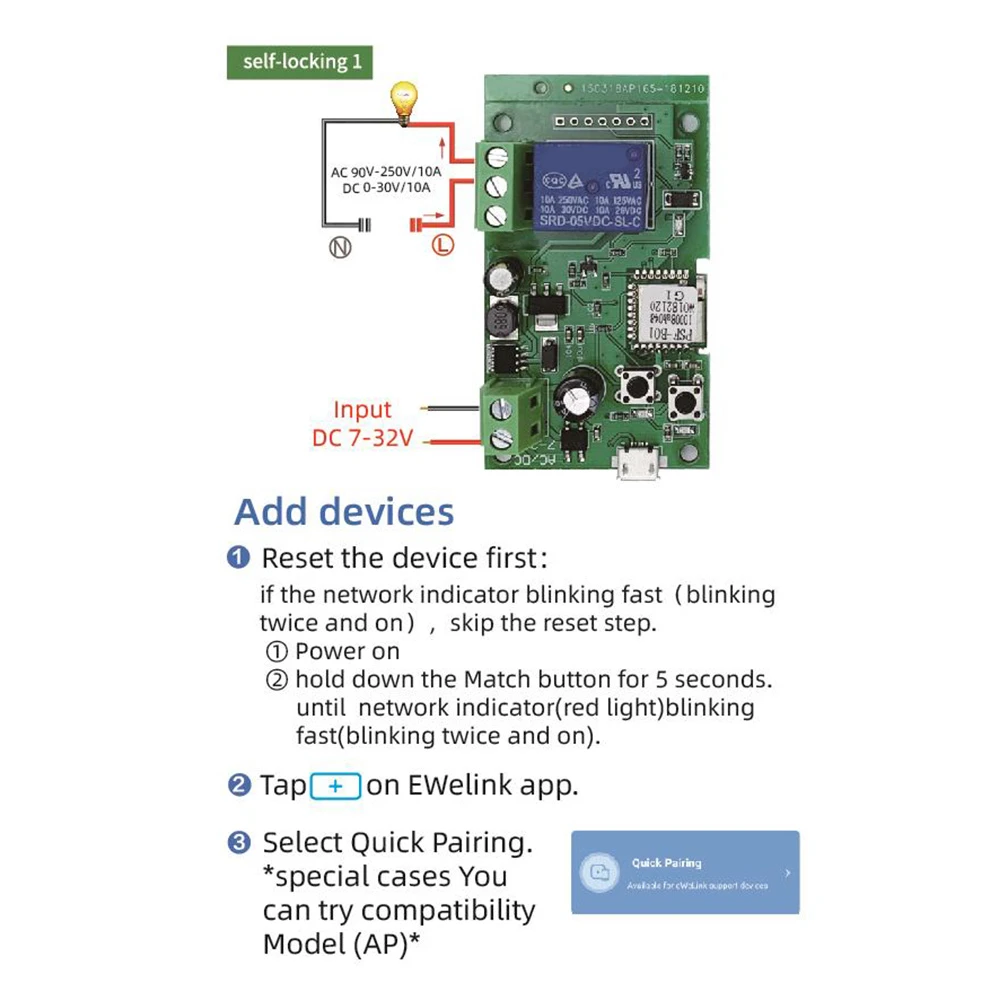 rele wi fi para ewelink app controle remoto 04