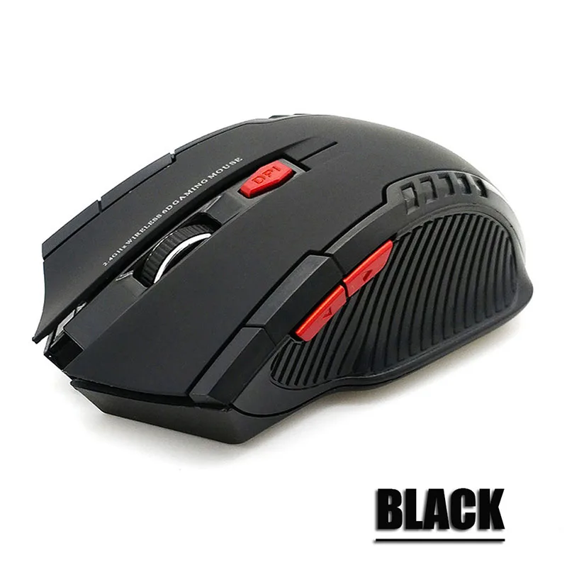 1600DPI 2.4GHz Wireless Optical Mouse Gamer for PC Gaming Laptops Opto-electronic Game Wireless Mice with USB Receiver best office mouse Mice