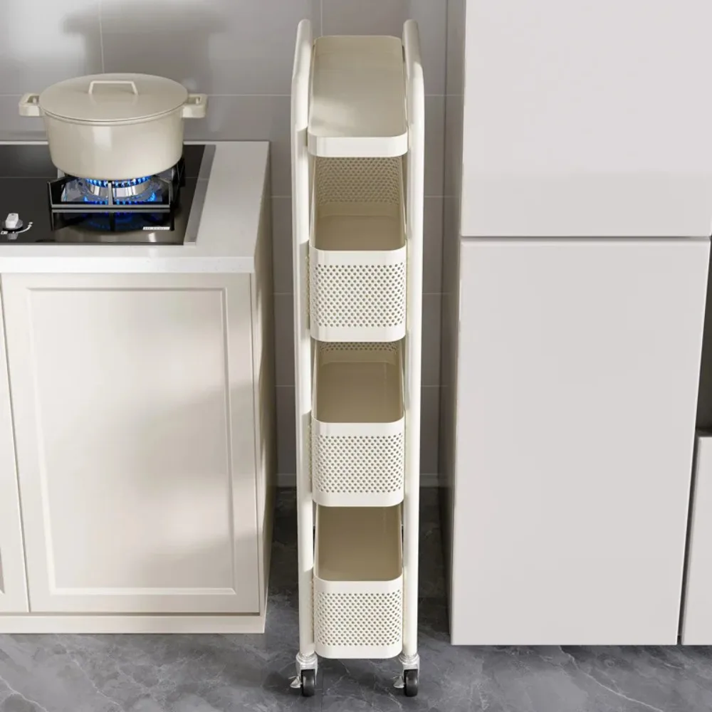 Kitchen Multi-Functional Storage Trolley