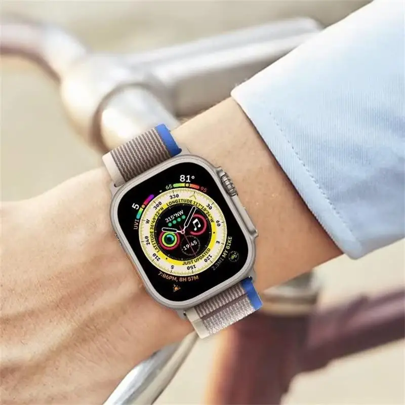 Premium Nylon Trail Strap for Apple Watch Bands – Ultra-Durable and Stylish Bracelet Replacement